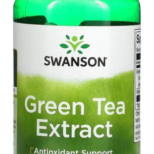 Extrato Chá Verde Green Tea Extract 500 Mg 60 Caps - Swanson Sabor Sem Sabor