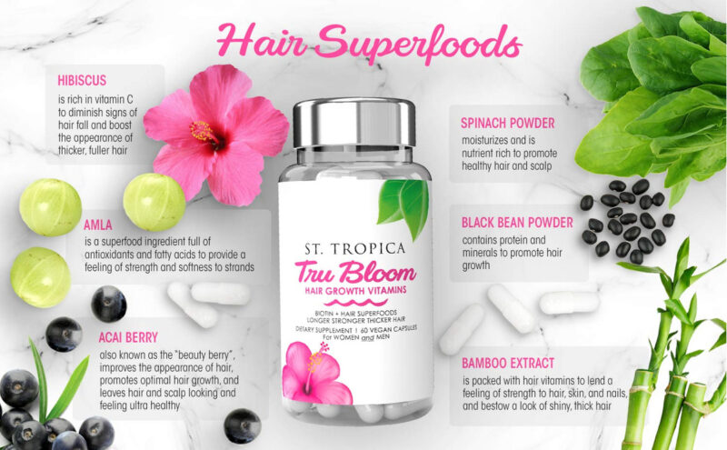 Vitaminas Para Crescimento Capilar St. Tropica Tru Bloom Ful - Image 8