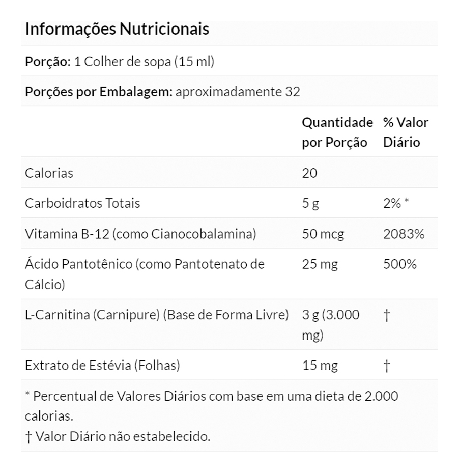 L-carnitina Líquida Now Foods 473 Ml Importado 5un - Imagem 5