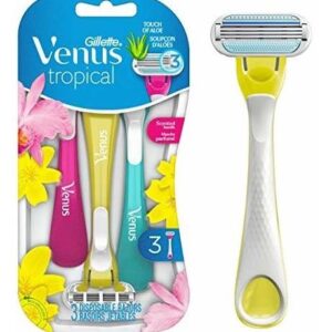 Lâmina De Barbear Descartável Feminina Gillette Venus Tropic
