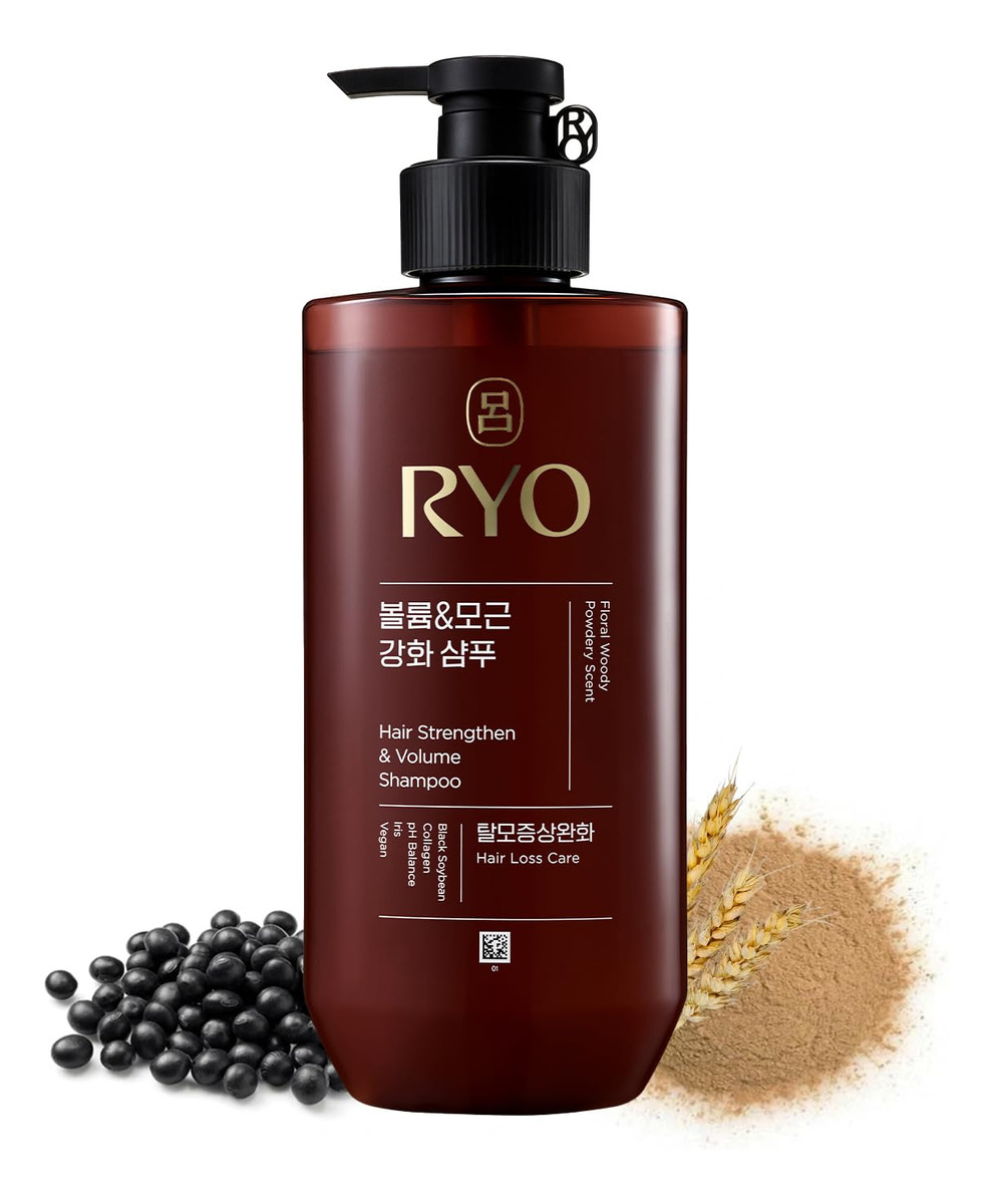 Shampoo Ryo Hair Strengthend & Volume Com Ginseng Coreano 48