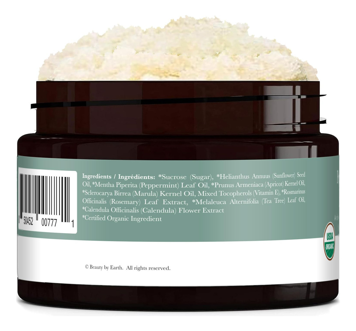 Esfoliante Corporal Beauty By Earth Peppermint Tea Tree Orga - Imagem 7