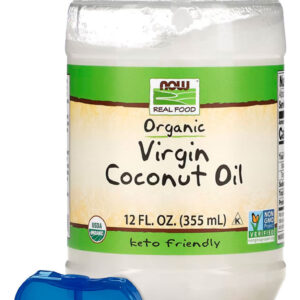 Óleo De Coco Virgem Now Foods 355ml 100% Puro +porta Cápsula