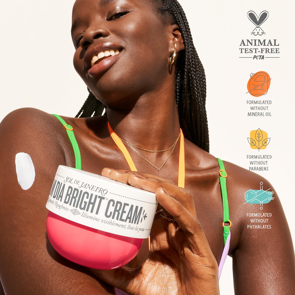 Creme Corporal Sol De Janeiro Visivelmente Iluminador 75ml T - Imagem 8