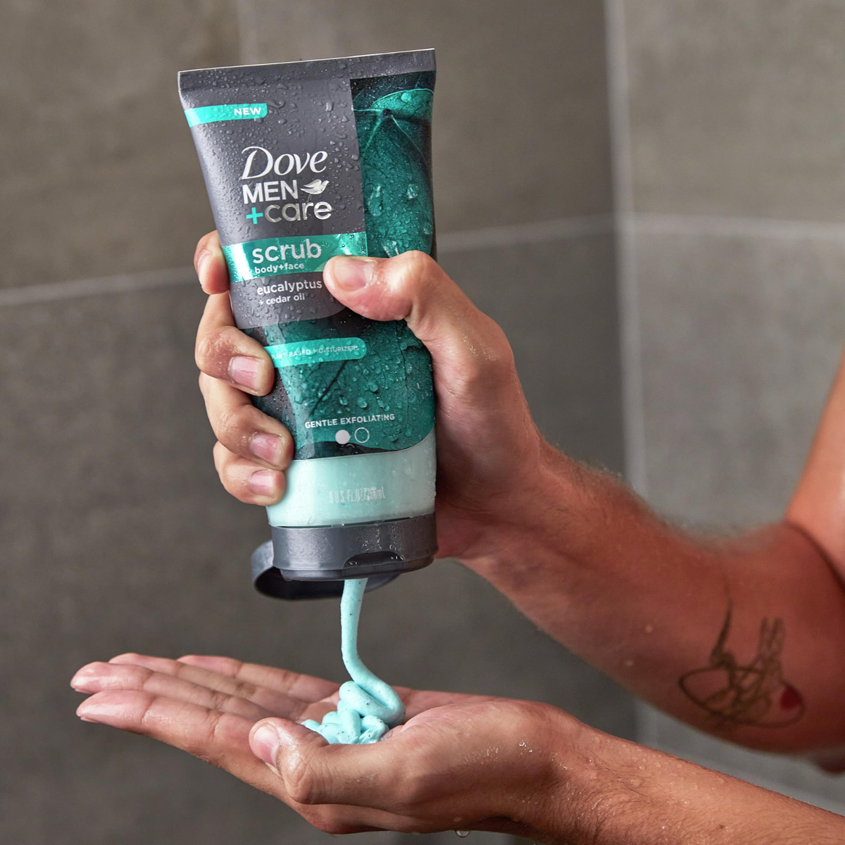 Esfoliante Corporal E Facial Dove Men+care Eucalyptus 100ml - Imagem 7