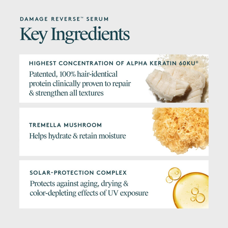 Sérum Virtue Damage Reverse Com Queratina Alfa 60ku 30ml - Image 5