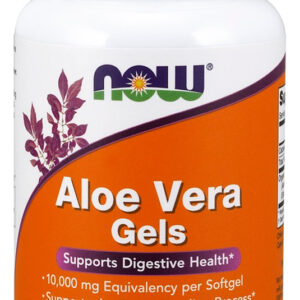 Aloe Vera 100mg Now Foods 250 Softgels Importado