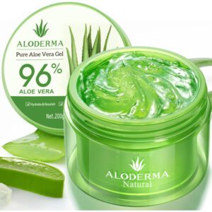 Gel Aloderma Organic Aloe Vera 96% Puro Para Rosto E Corpo 2