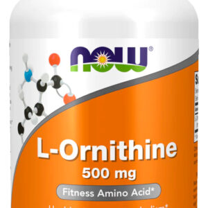 L-ornitina 500mg Now Foods 120 Cápsulas Importado