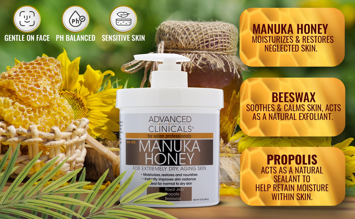 Hidratante E Manteiga Corporal Advanced Clinicals Manuka Hon - Imagem 2