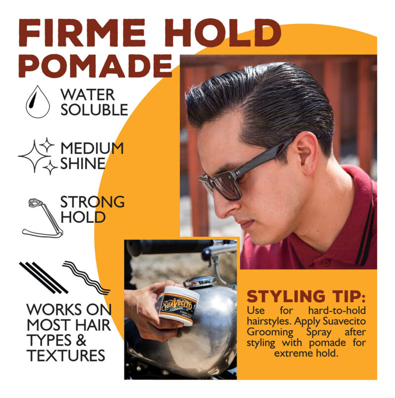 Pomada De Cabelo Suavecito Firme Hold 118ml, Pacote Com 2 Un - Image 6