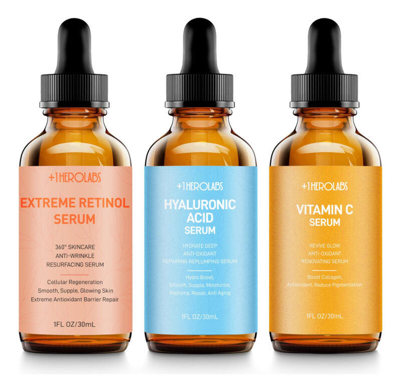 Conjunto De Cuidados Com A Pele Facial+1 Soro De Retinol Her