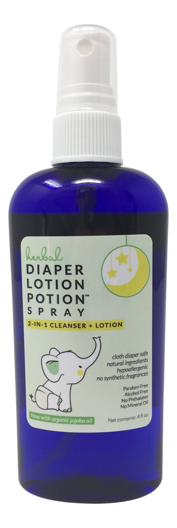 Loção Para Fraldas Diaper Rash Guard 2 Em 1, Spray De 120 Ml
