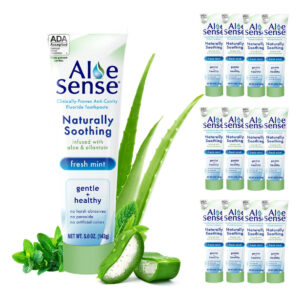 Pasta De Dentes Aloesense Fluoride Sensitive Teeth Gum Care