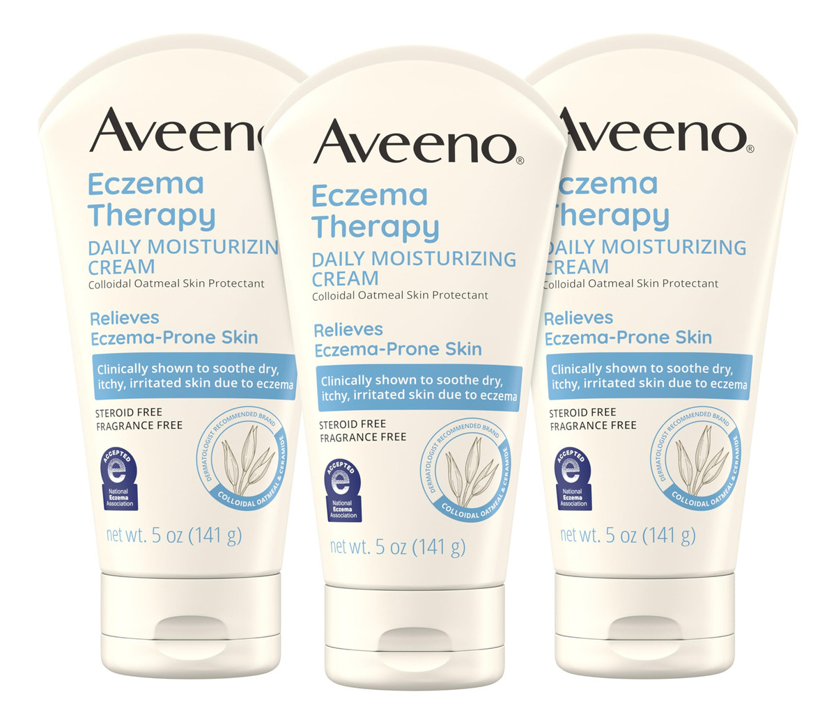 Creme Hidratante Aveeno Eczema Therapy 150ml (pacote De 3)