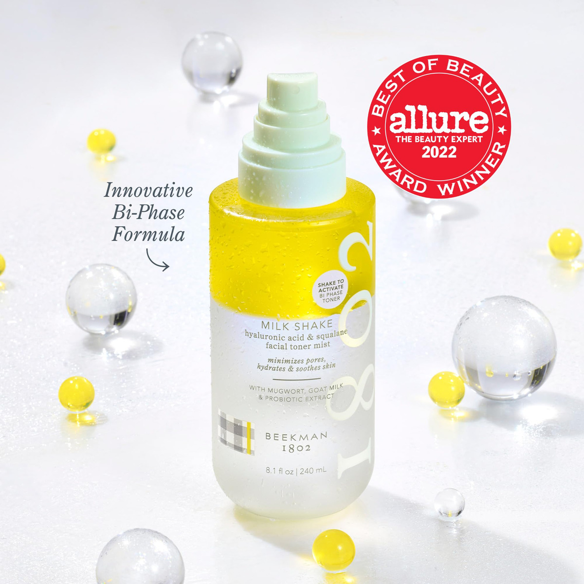 Batido De Leite Hidratante Face Mist Beekman 1802 Com Ácido - Imagem 3
