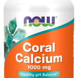 Coral Cálcio 1000mg Now Foods 100 Cáps Sabor N/a