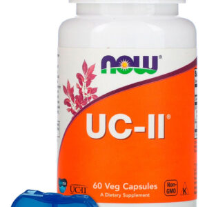 Coláge-no Tipo-2 Uc/ii 40mg Now Foods 60cáps + Porta Cápsula