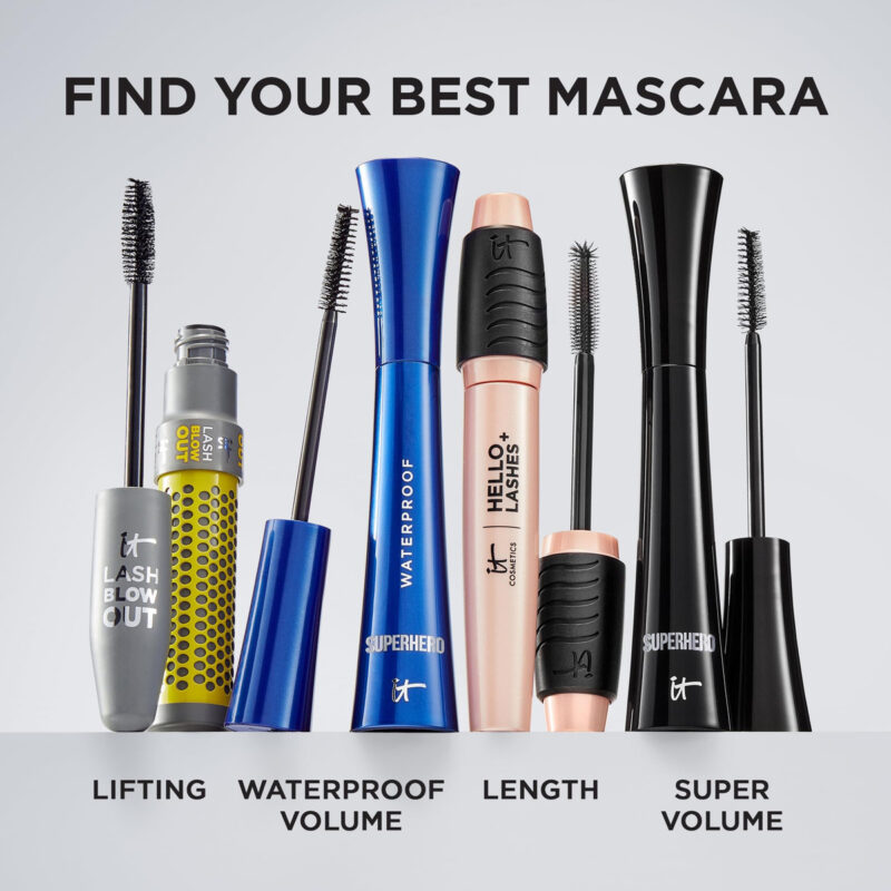 Mascara It Cosmetics Superhero Super Black 9 Ml Com Colágeno - Image 9
