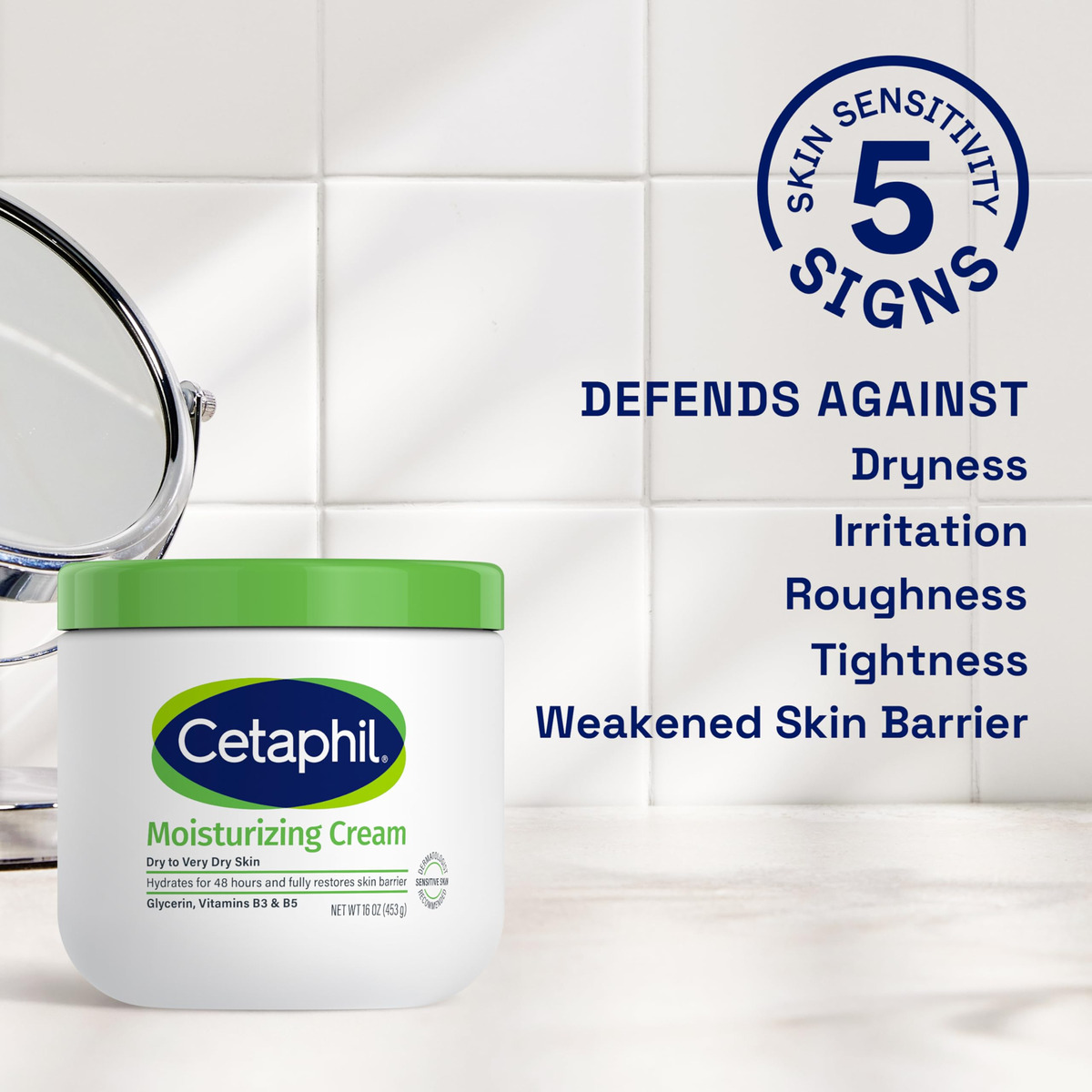 Creme Hidratante Cetaphil Face & Body 473ml Para Pele Seca - Imagem 3