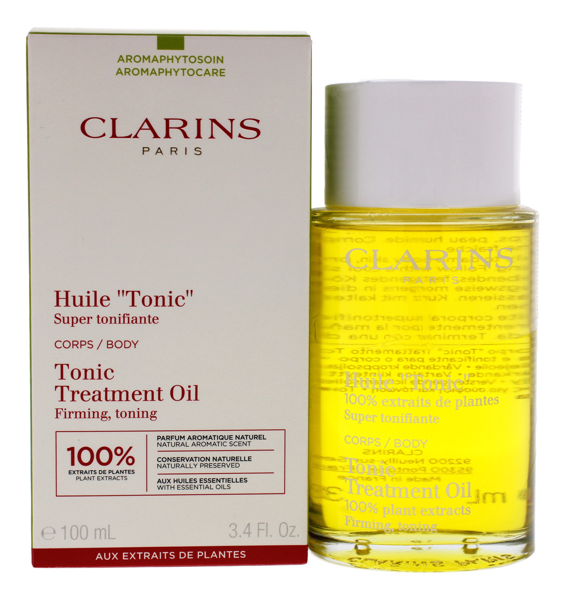Óleo De Tratamento Corporal Clarins Tonic 100ml Para Unissex