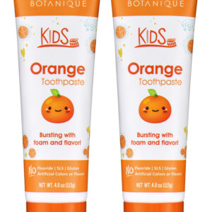 Pasta De Dente Himalaya Botanique Kids Herbal Orange 120 Ml,