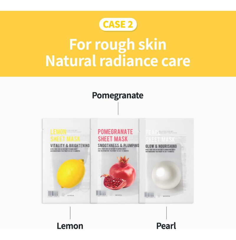 Pacote De Máscara De Lençol Facial Eunyul Purity 8 Tipos, Pa - Image 5