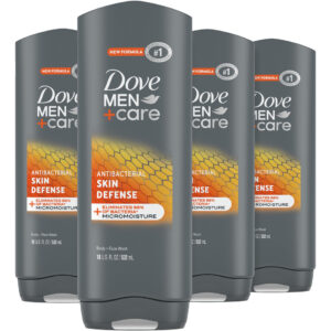 Gel De Banho Dove Men+care Skin Defense 4x532ml