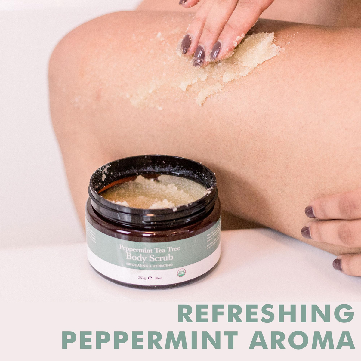 Esfoliante Corporal Beauty By Earth Peppermint Tea Tree Orga - Imagem 8