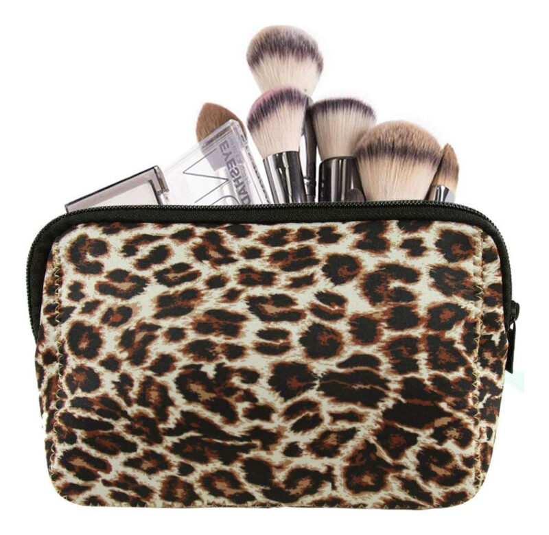 Bolsa De Cosméticos Ajltpa Com Protetor Labial, Suporte De B - Image 4