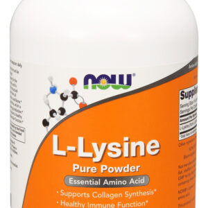L-lysine Lisina Em Pó 454g Now Foods Auxilio Na Imunidade
