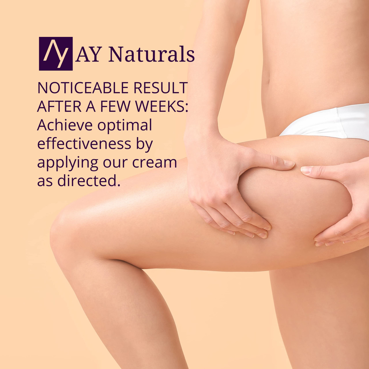 Creme Hidratante Ay Naturals Anticelulite Com Cafeína 250 - Imagem 5
