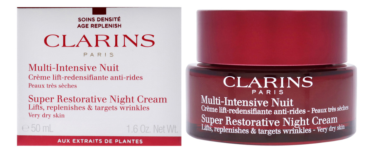 Creme De Noite Clarins Super Restorative Para Pele Muito Sec