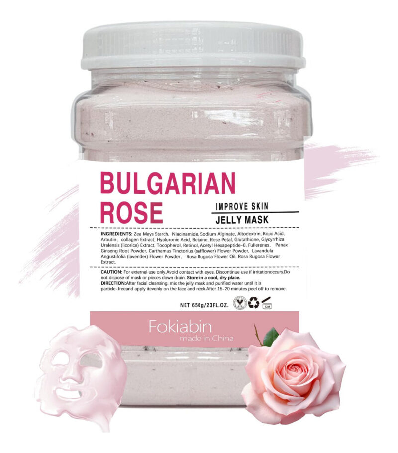 Máscara De Gelatina Fokiabin Hidratante E Hidratante Com Ro