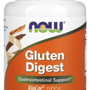 Gluten Digest Enzimas Digestivas Nowfoods 60 Vegcaps Eua/usa Sabor Sem Sabor