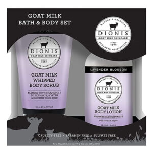 Conjunto De Presentes Dionis Goat Milk Skincare Lavender Whi
