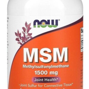 Msm Metilsulfonilmetano Now Foods 1500mg 200 Tablets