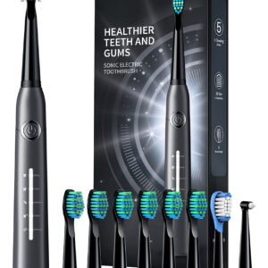 Escova De Dentes Elétrica Teetheory Para Adultos Com 8 Cabeç