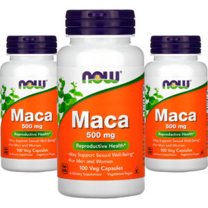 Maca Peruana 500mg Now Foods 100veg Caps 3un Sabor Sem Sabor