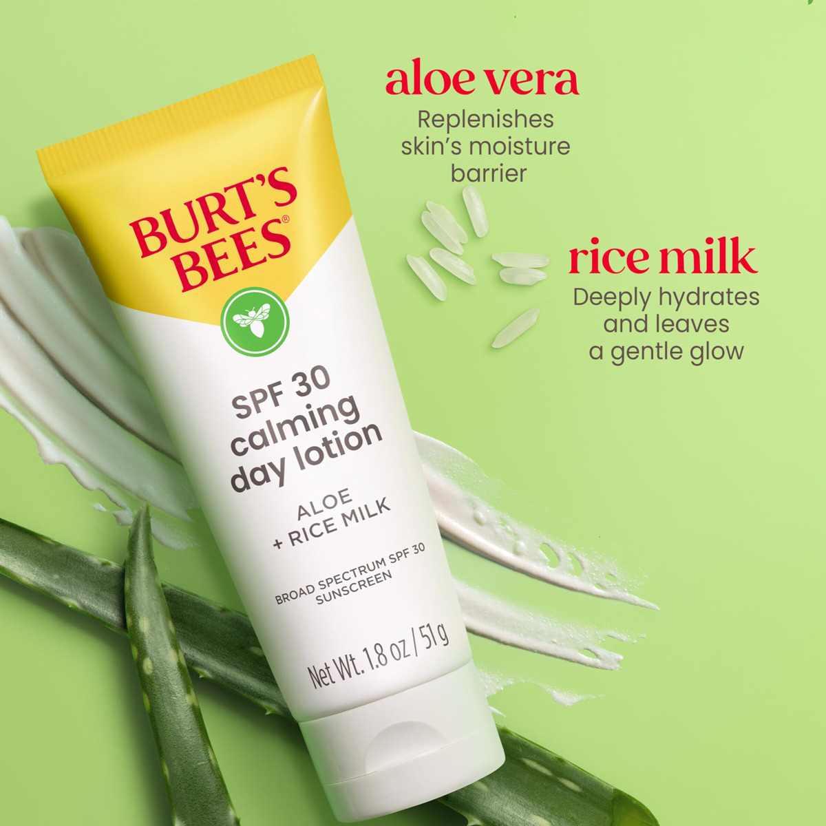Loção Facial Protetora Solar Burt's Bees Spf 30 Calming 50ml - Imagem 3