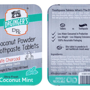 Comprimidos De Pasta De Dente Doctor Ginger White Charcoal 2