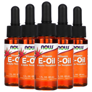 Óleo De Vitamina E 170mg Now Foods 30ml Importado 5un