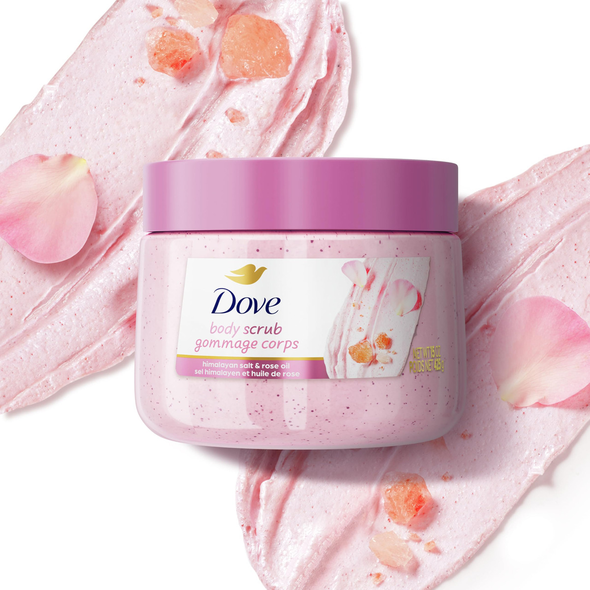 Esfoliante Corporal Dove Himalayan Com Sal E Óleo De Rosa 44 - Imagem 5