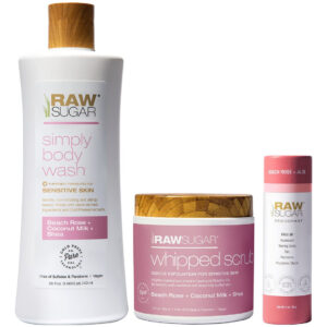 Pacote De Cuidados Corporais Raw Sugar Santal Body Love Com