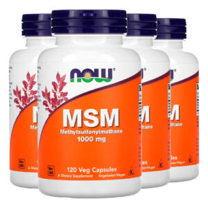 Msm 1000mg 120 Caps Importado 4un Now Foods