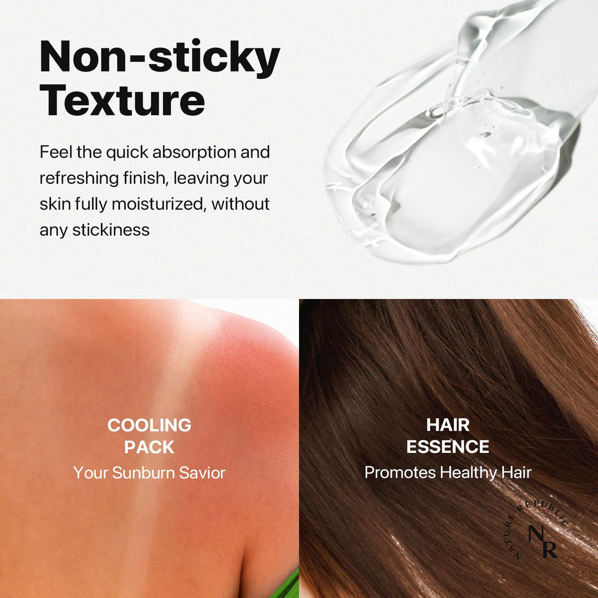Gel De Aloe Vera Nature Republic Hidratante Suavizante 310ml - Imagem 6