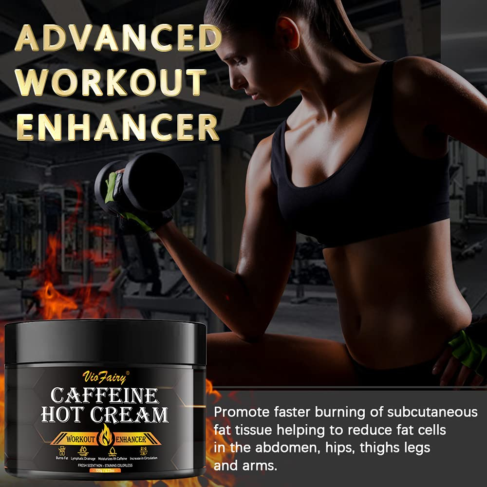 Creme Quente Anticelulite Com Cafeína Viofairy Para Mulheres - Imagem 5