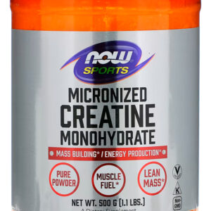 Creatina Monohidratada Now Foods 500gr Pó Importado