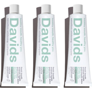 Creme Dental Davids Sem Hidroxiapatita Sem Fluoreto De Hidro