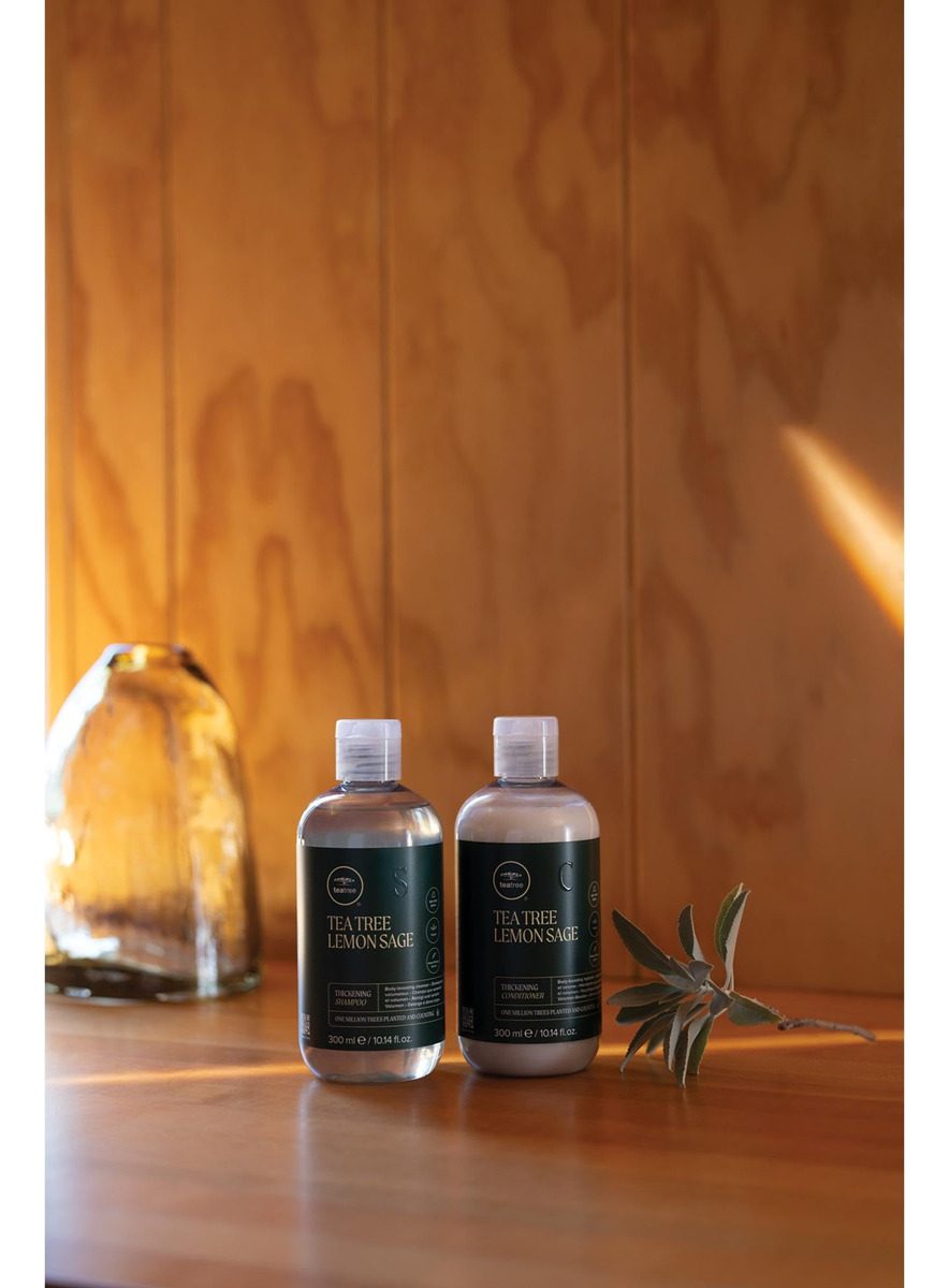 Condicionador Tea Tree Lemon Sage Thickening 1l Fine Hair - Imagem 5